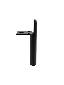 Ножка мет. 7-506 черн, H-145