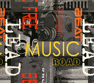 Принт MUSIC GRAFIT 